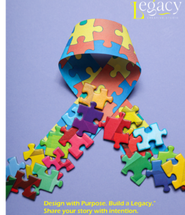 Puzzle ribbon representing creativity, brand unity, and purposeful design by Legacy Creative Studio.