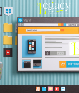 Website design concept created by Legacy Creative Studio – professional web development and branding services in Albania
