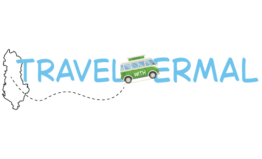 Travel with Ermal logo redesigned by Legacy Creative Studio